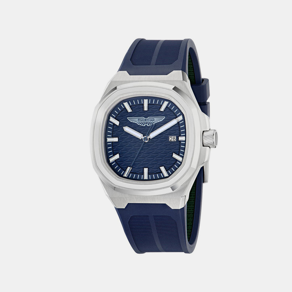 Icon Men Quartz Blue Dial Analog Silicone Watch MTIG3F6023E