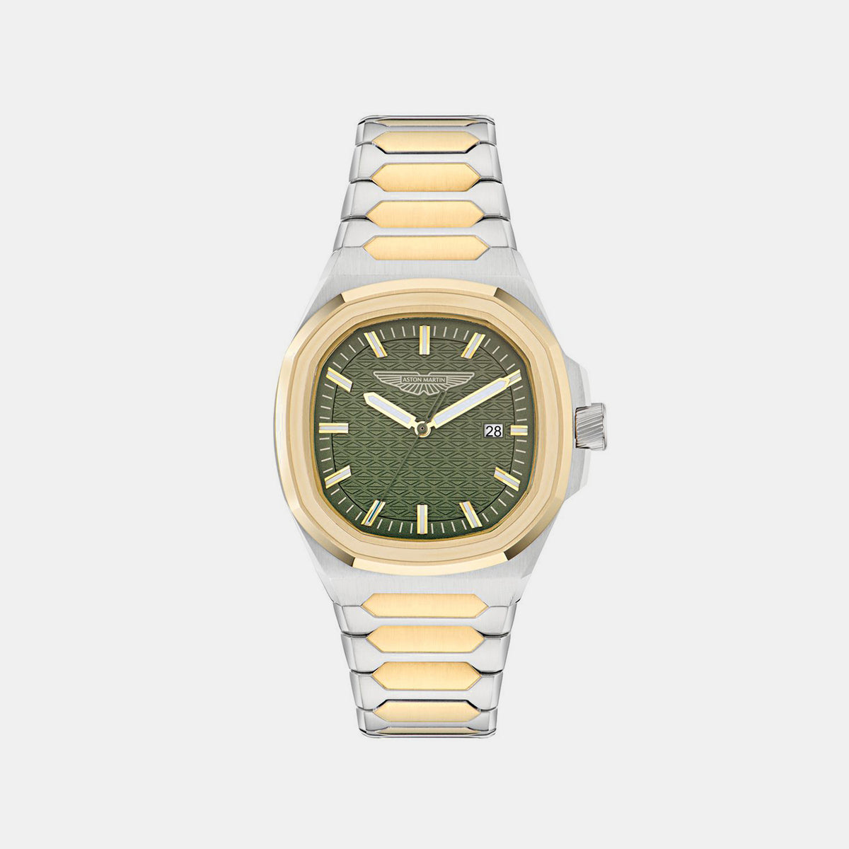 Icon Men Quartz Green Dial Analog Stainless Steel Watch MTIG3F6033E