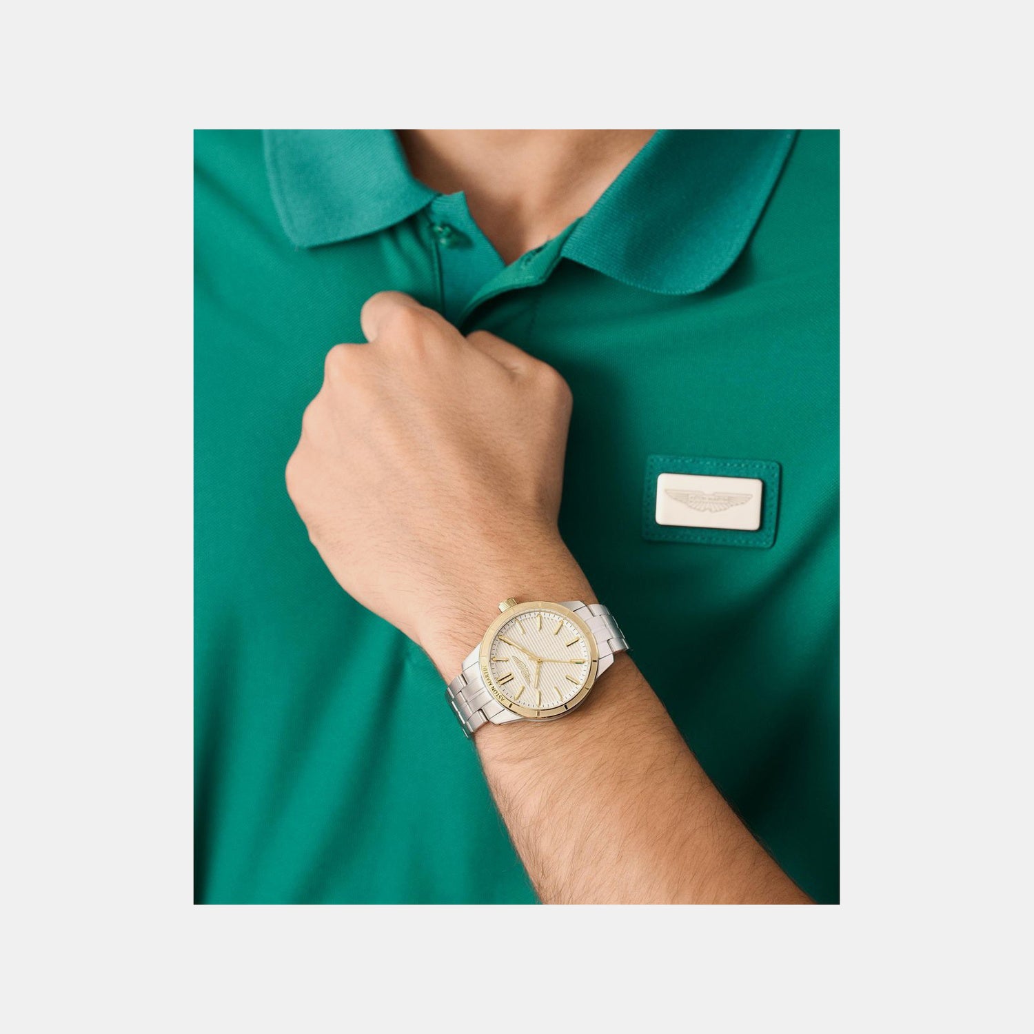 Icon Men Quartz Grey Dial Analog Stainless Steel Watch MTIH1F5013E