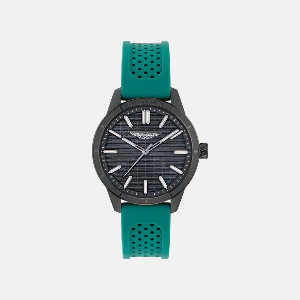 Aml Icon Men Quartz Grey Dial Analog Silicone Watch MTIH1F5023E