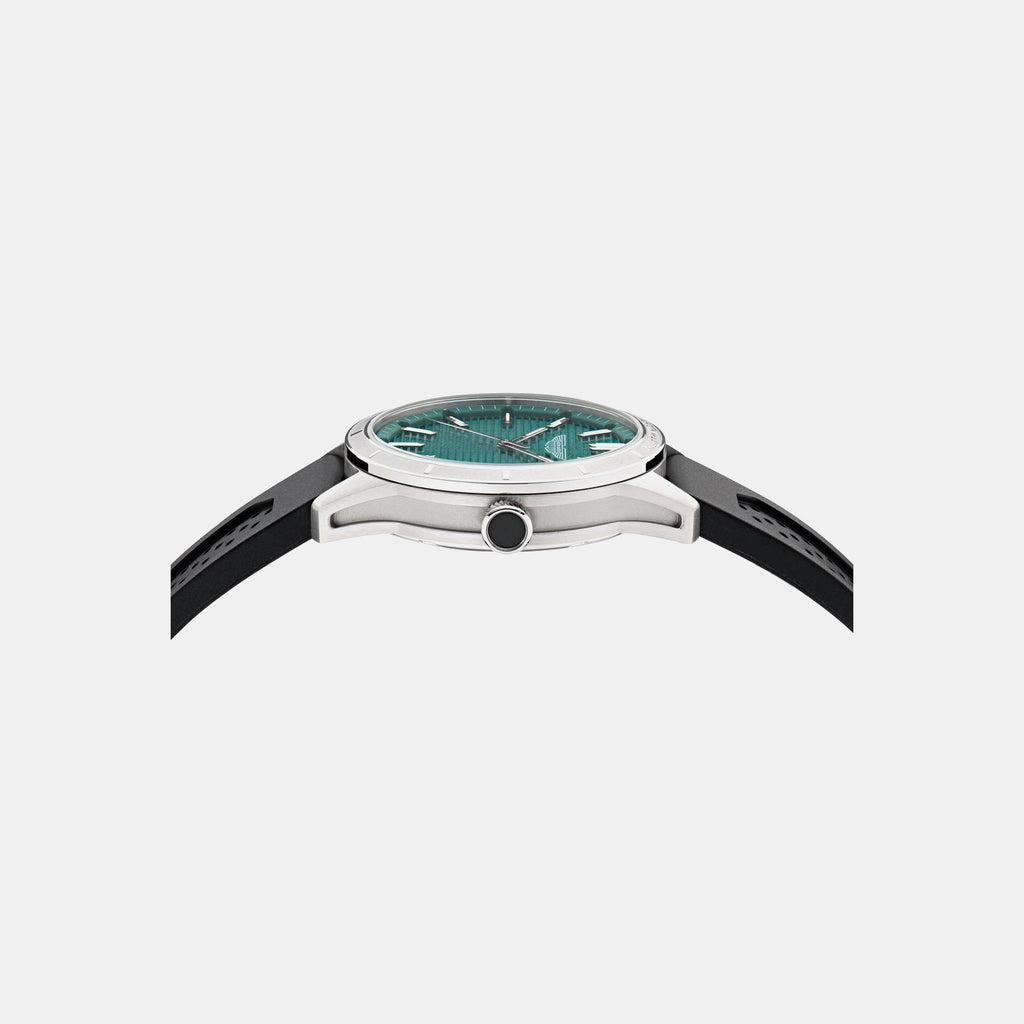 Aml Icon Men Quartz Green Dial Analog Silicone Watch MTIH1F5033E
