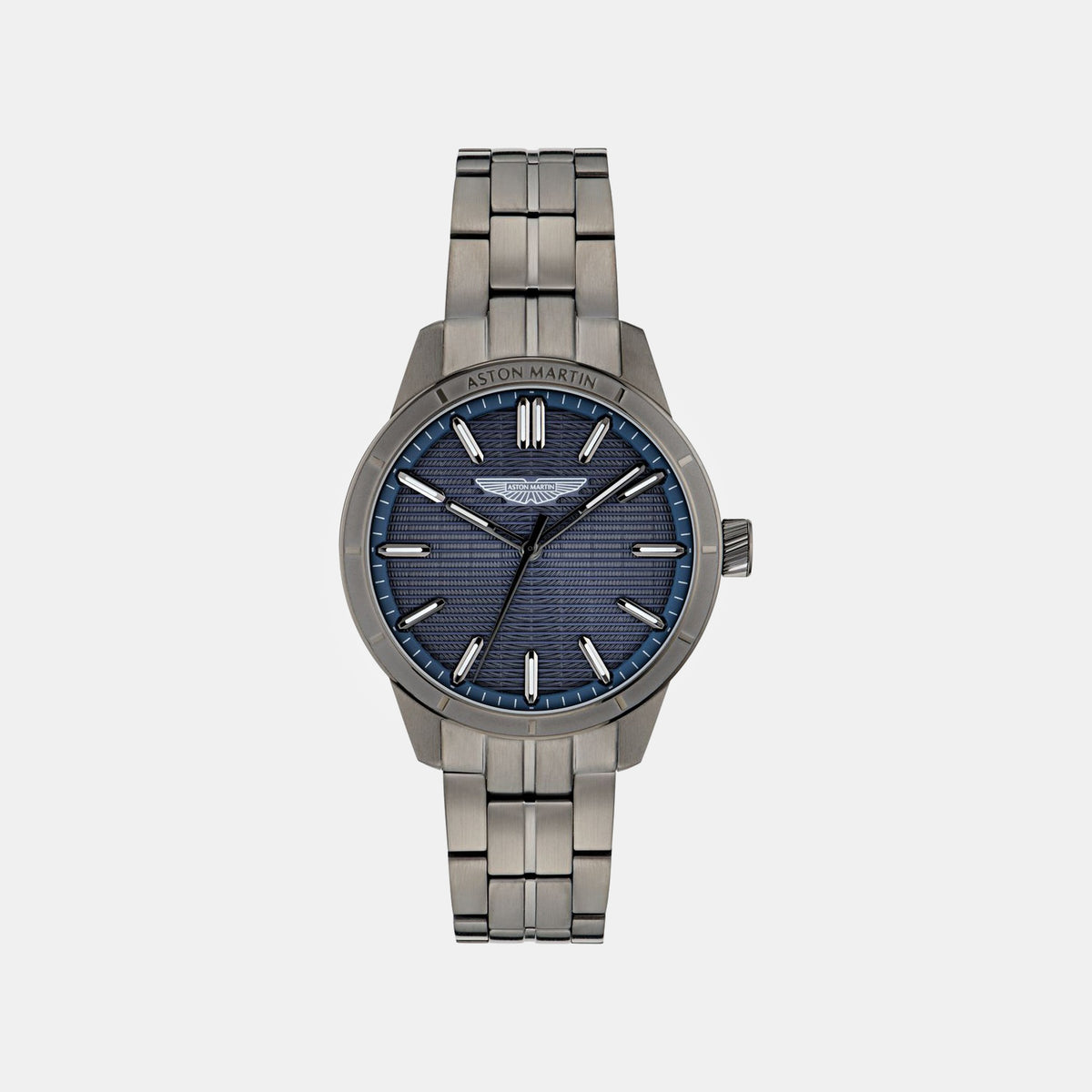 Aml Icon Men Quartz Blue Dial Analog Stainless Steel Watch MTIH1F5043E