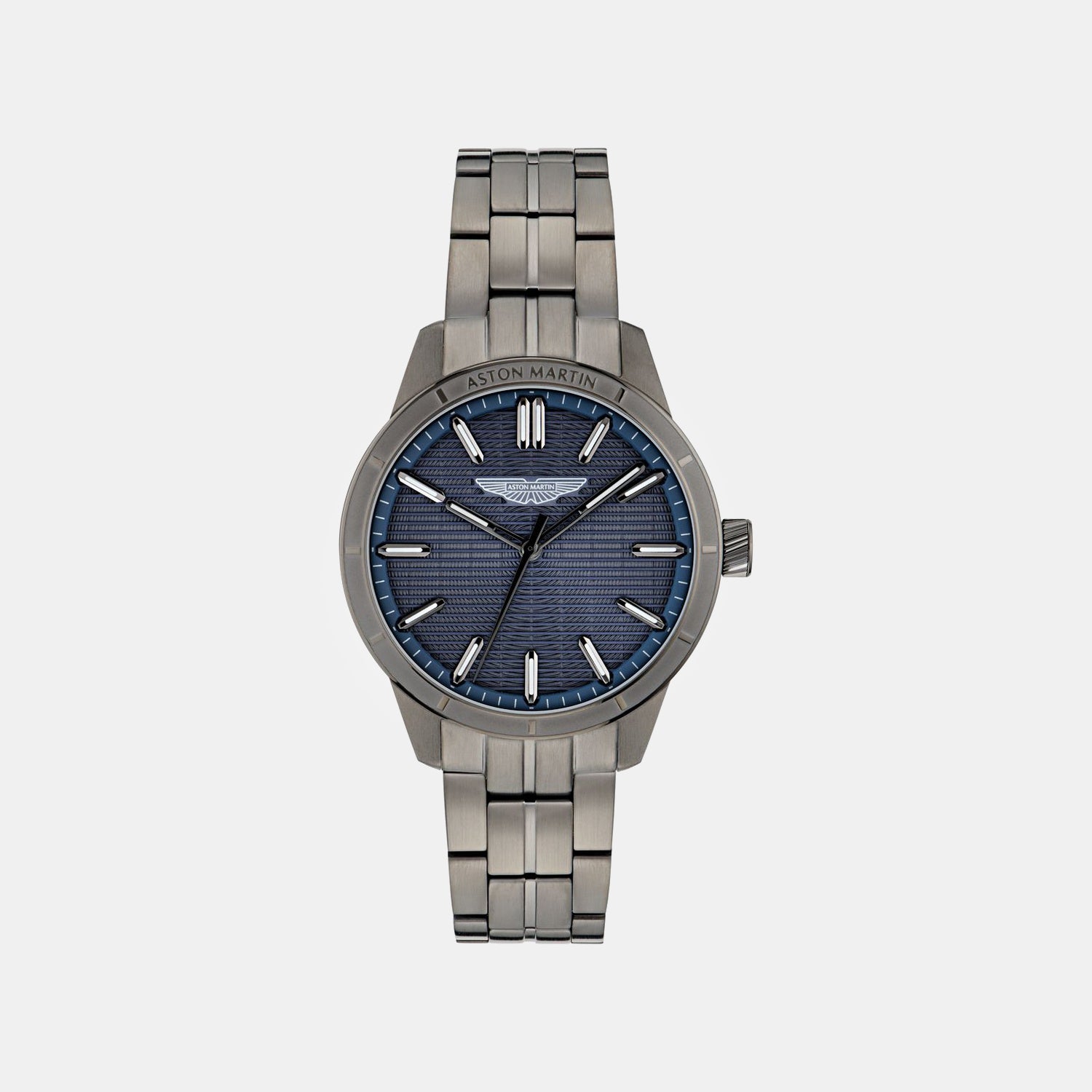 Aml Icon Men Quartz Blue Dial Analog Stainless Steel Watch MTIH1F5043E