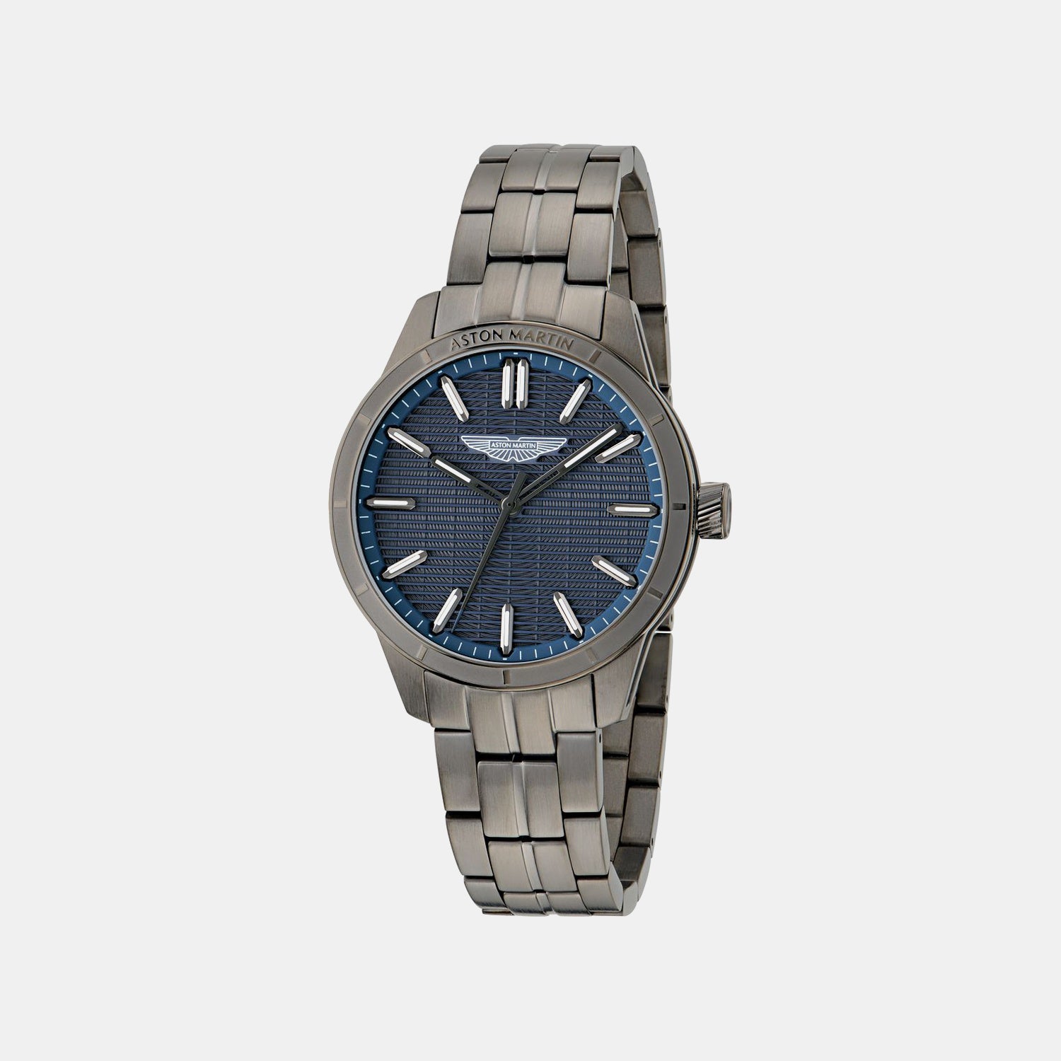 Aml Icon Men Quartz Blue Dial Analog Stainless Steel Watch MTIH1F5043E