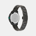 Men Quartz Green Dial Analog Stainless Steel Watch MTIH2S6013E