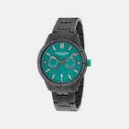 Men Quartz Green Dial Analog Stainless Steel Watch MTIH2S6013E