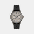 Men Quartz Gray Dial Analog Silicone Watch MTIH2S6023E
