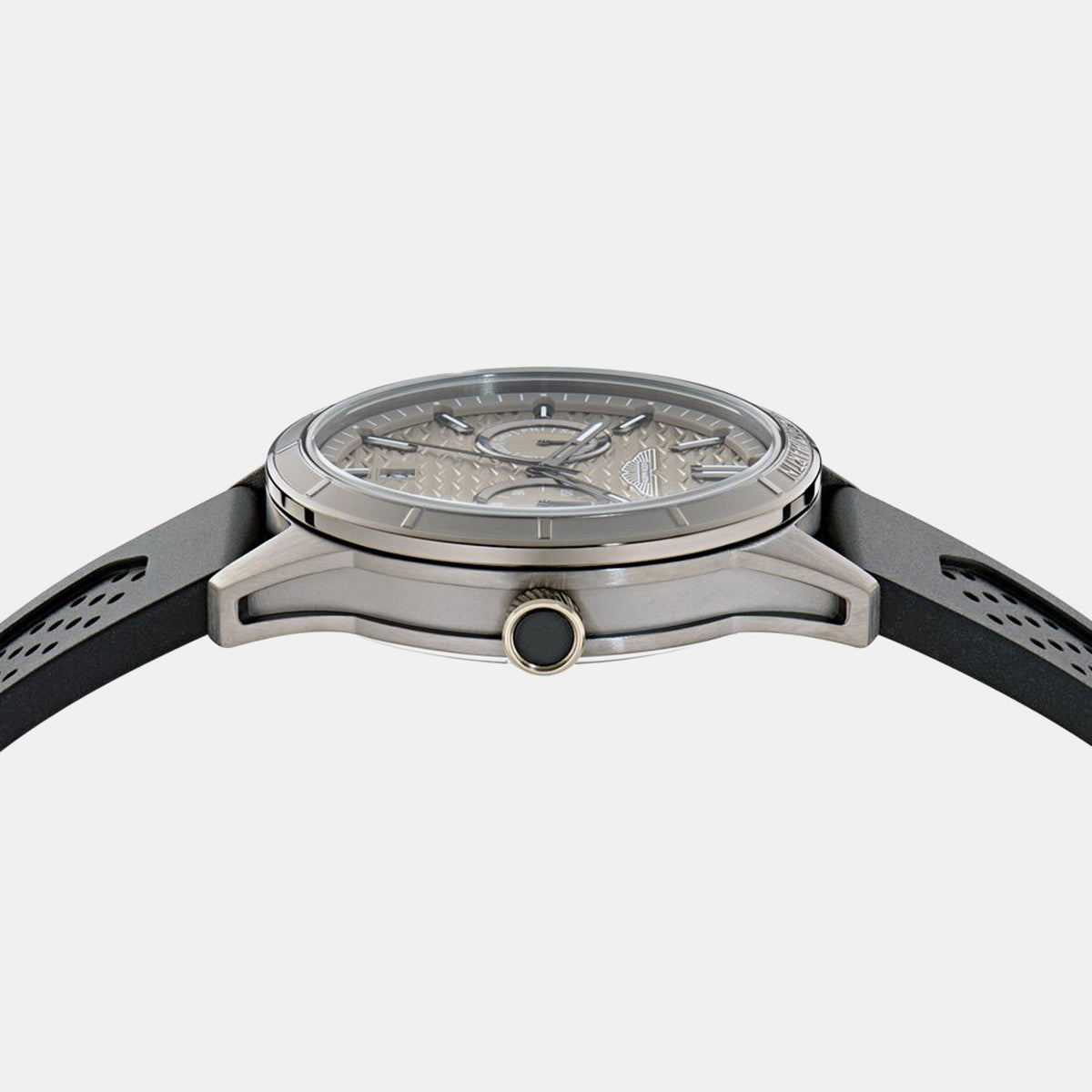 Aml Icon Men Quartz Grey Dial Analog Silicone Watch MTIH2S6023E