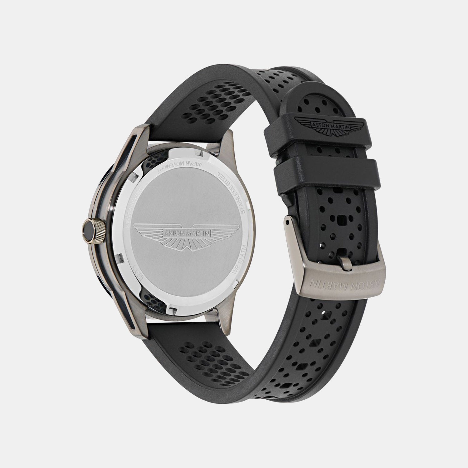 Men Quartz Gray Dial Analog Silicone Watch MTIH2S6023E