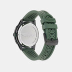 Icon Men Quartz Black Dial Multi-Function Silicone Watch MTIH2S6043E