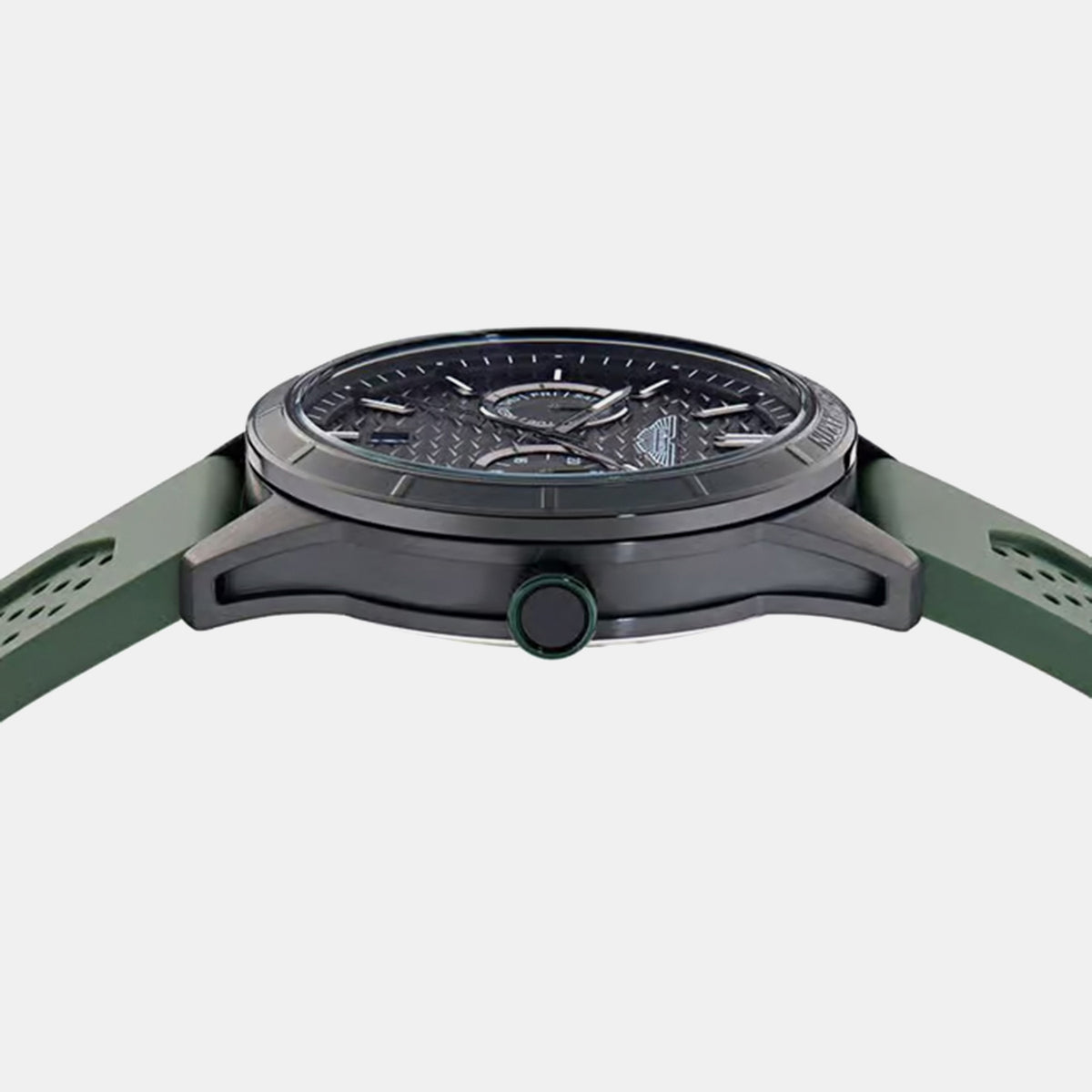 Aml Icon Men Quartz Black Dial Multi-Function Silicone Watch MTIH2S6043E