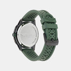 Men Quartz Black Dial Analog Silicone Watch MTIH2S604