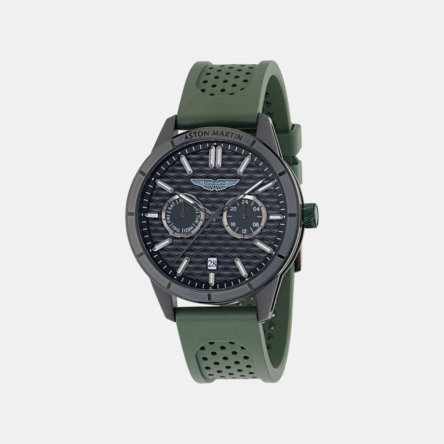 Men Quartz Black Dial Analog Silicone Watch MTIH2S604