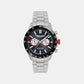 Aml Icon Men Quartz Black Dial Chronograph Stainless Steel Watch MTIS1F5013E