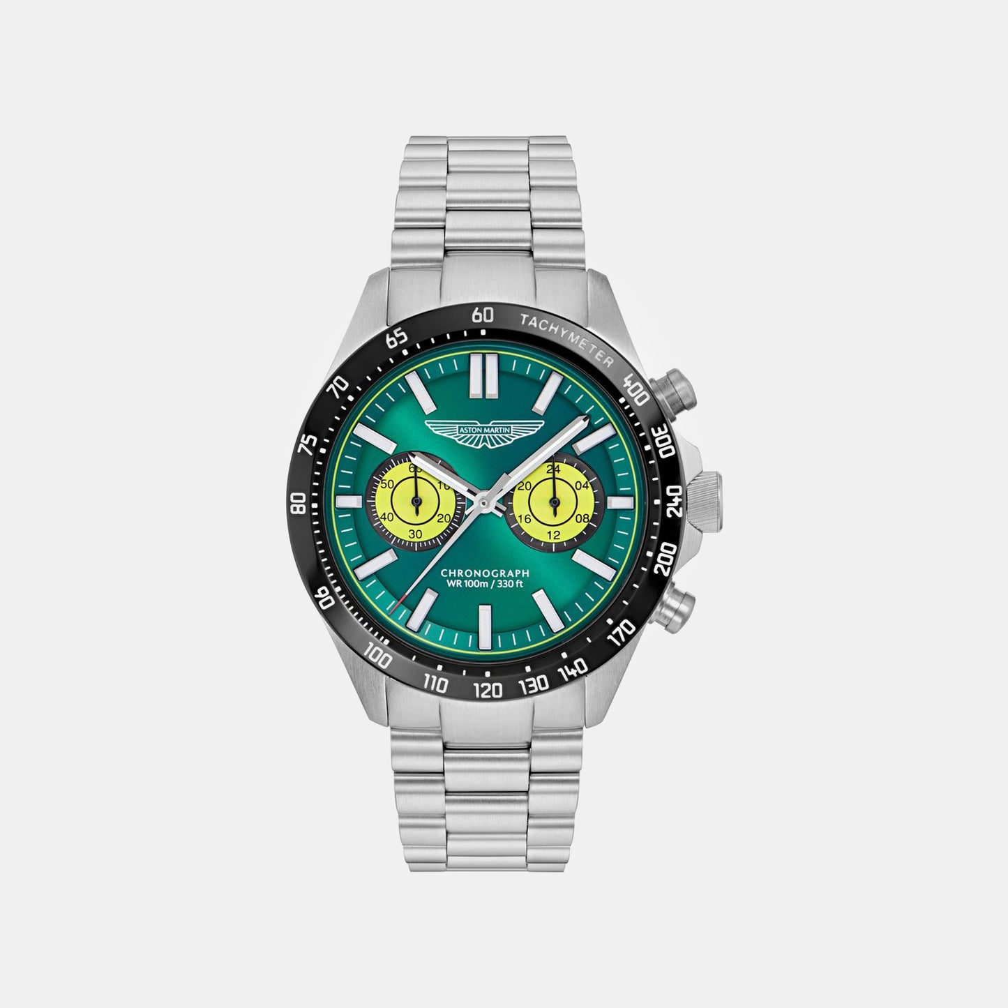 Aml Icon Men Quartz Green Dial Chronograph Stainless Steel Watch MTIS1F5023E