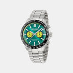 Aml Icon Men Quartz Green Dial Chronograph Stainless Steel Watch MTIS1F5023E