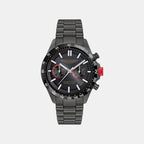 Aml Icon Men Quartz Black Dial Chronograph Stainless Steel Watch MTIS1F5043E
