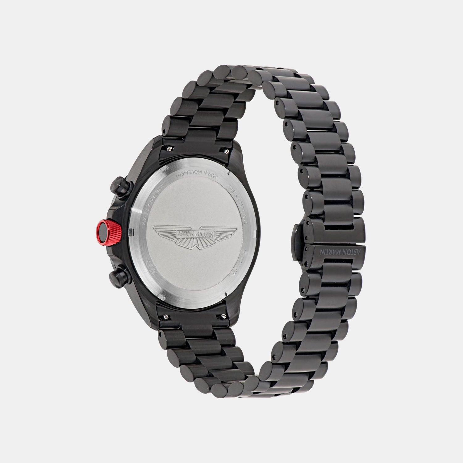 Aml Icon Men Quartz Black Dial Chronograph Stainless Steel Watch MTIS1F5043E