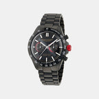 Aml Icon Men Quartz Black Dial Chronograph Stainless Steel Watch MTIS1F5043E