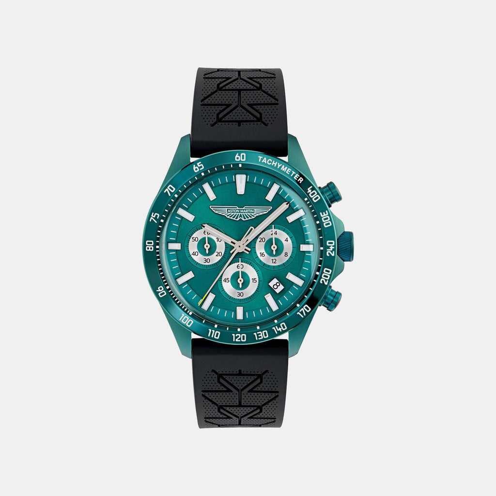 Men Quartz Black Dial Analog Silicone Watch MTIS2S6053E