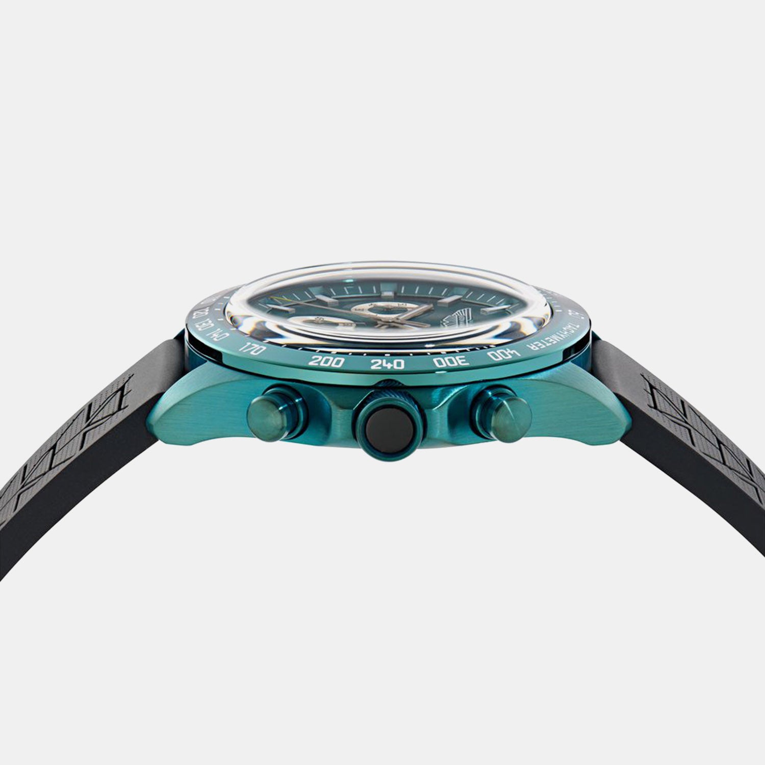 Men Quartz Black Dial Analog Silicone Watch MTIS2S6053E