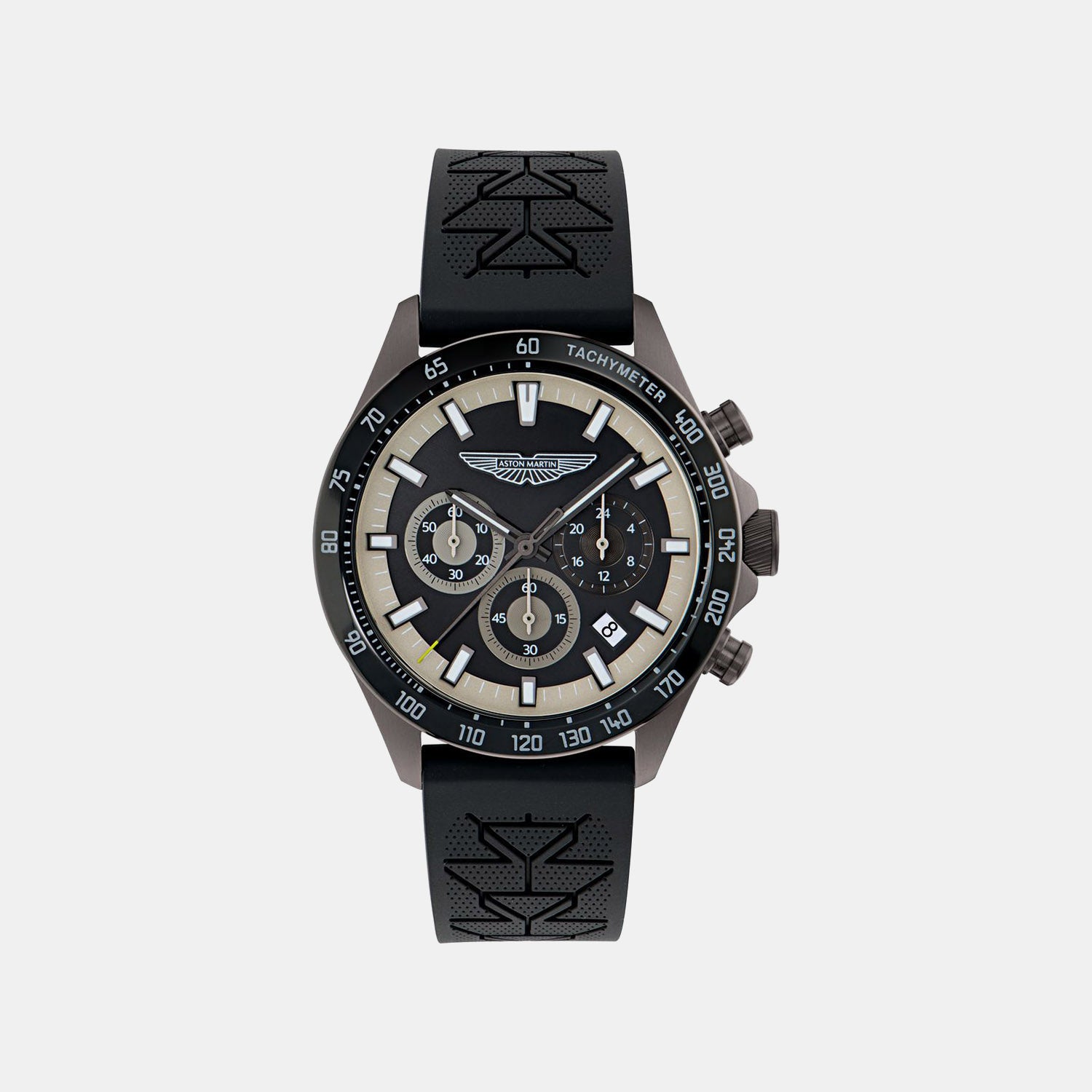 Men Quartz Black Dial Analog Silicone Watch MTIS2S6063E