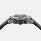 Men Quartz Black Dial Analog Silicone Watch MTIS2S6063E