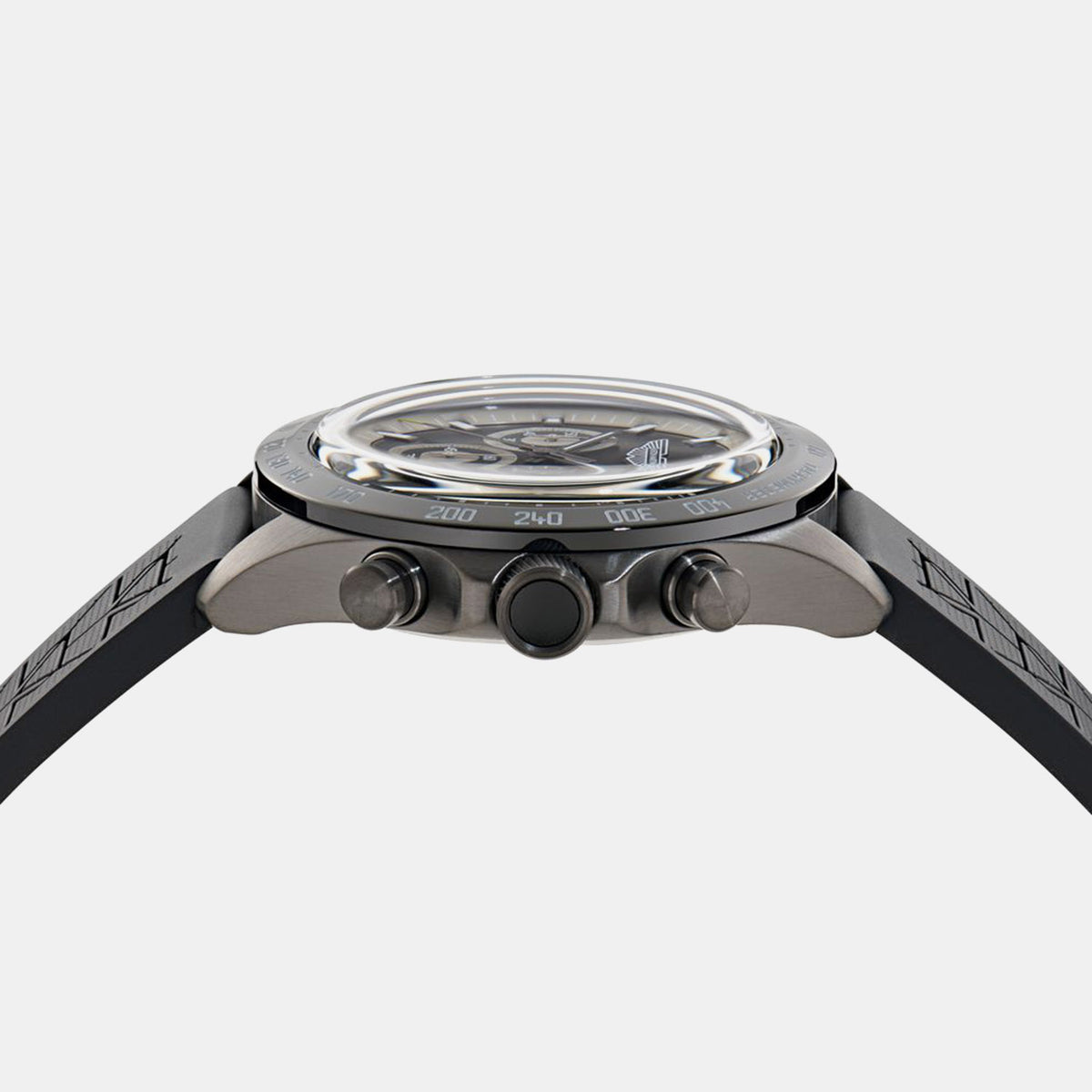 Aml Icon Men Quartz Black Dial Analog Silicone Watch MTIS2S6063E