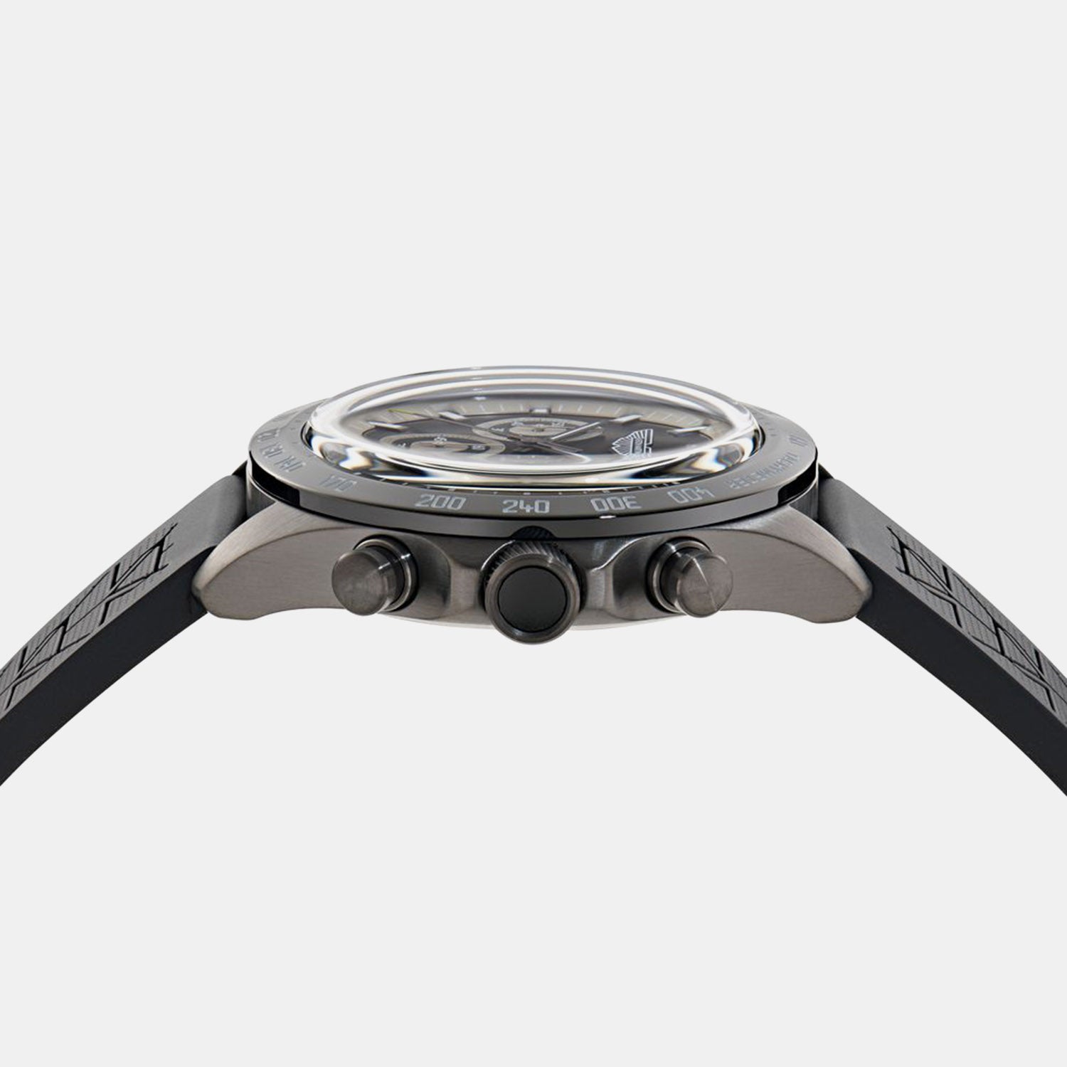 Men Quartz Black Dial Analog Silicone Watch MTIS2S6063E