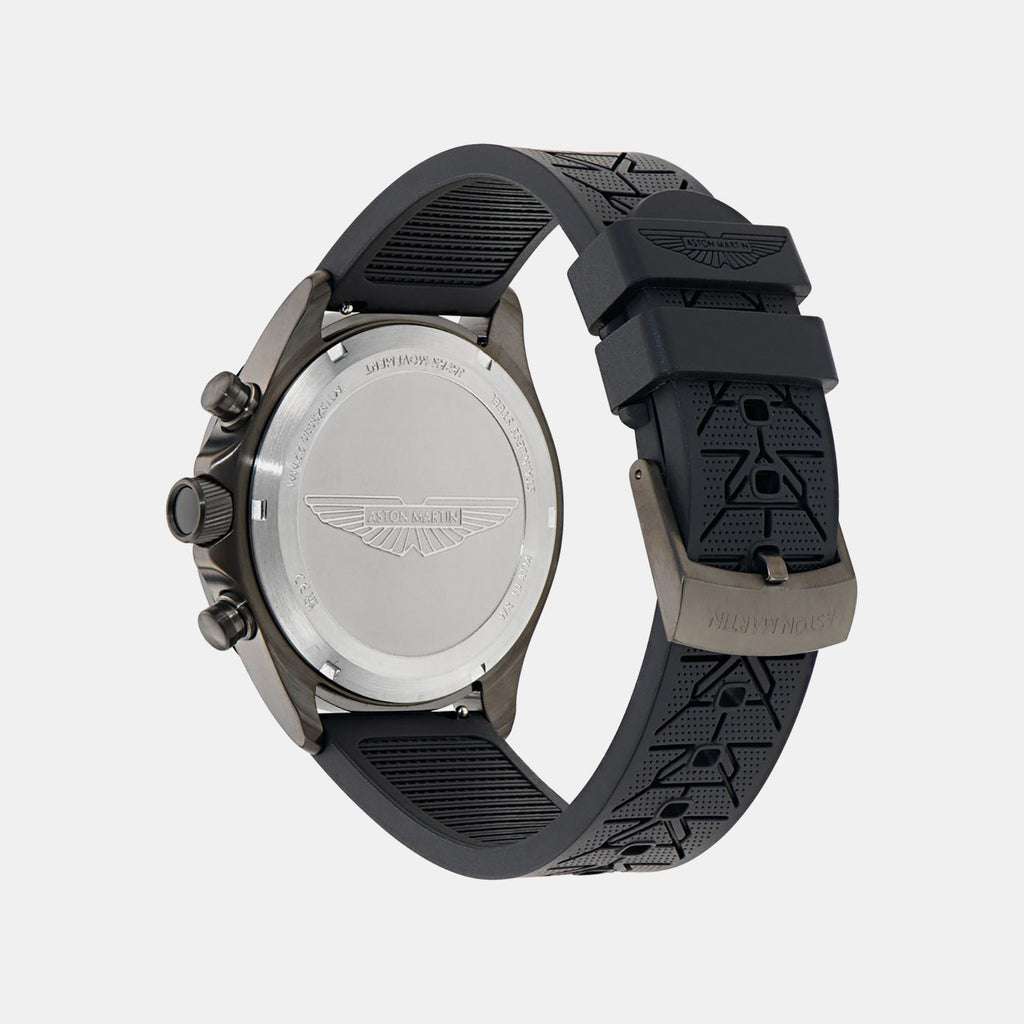 Men Quartz Black Dial Analog Silicone Watch MTIS2S6063E
