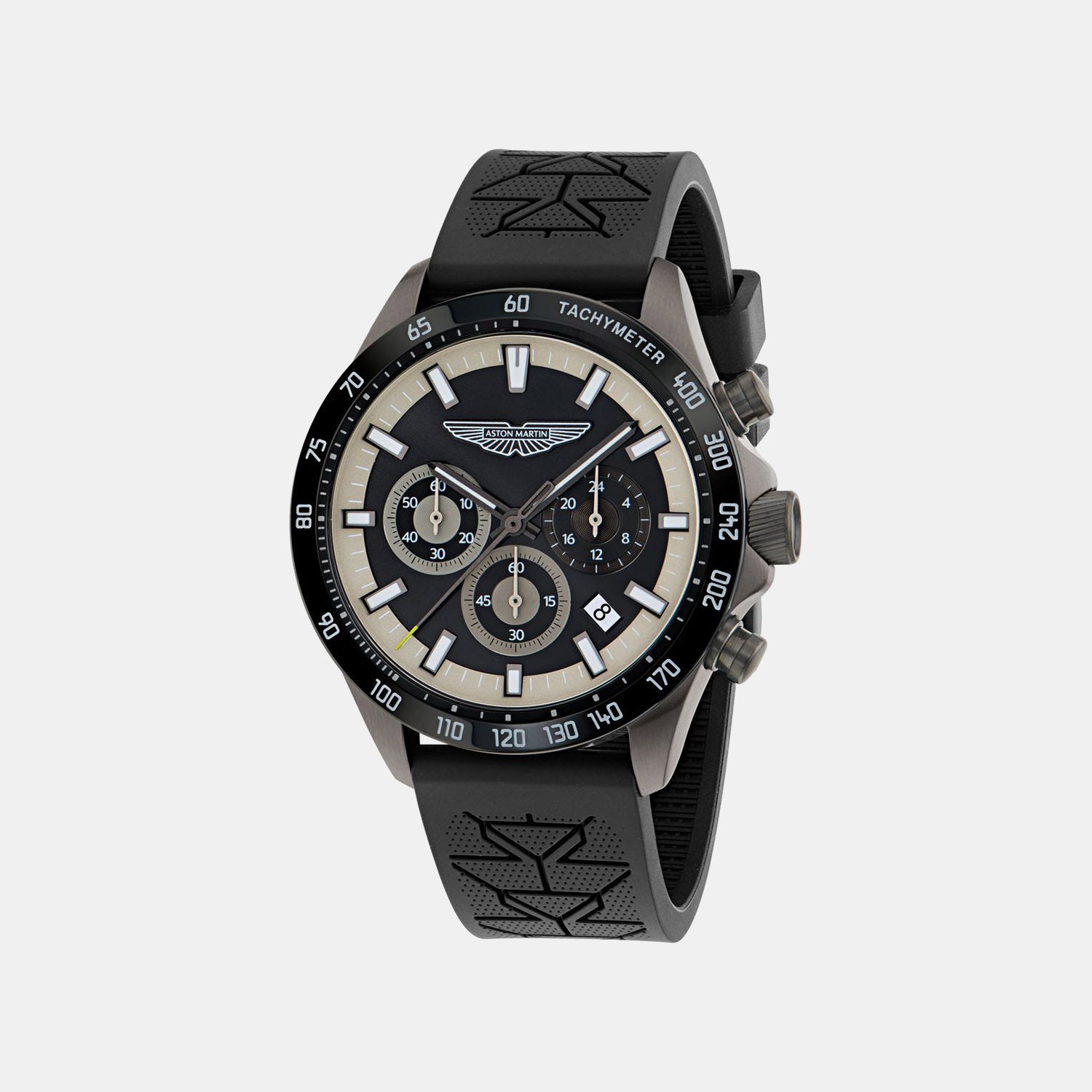 Men Quartz Black Dial Analog Silicone Watch MTIS2S6063E