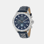 Icon Men Quartz Blue Dial Chronograph Stainless Steel Watch MTIS3F6073E