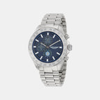 Icon Men Quartz Blue Dial Chronograph Stainless Steel Watch MTIS3F6073E