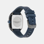 Icon Men Quartz Blue Dial Chronograph Silicone Watch MTIU1S6043E