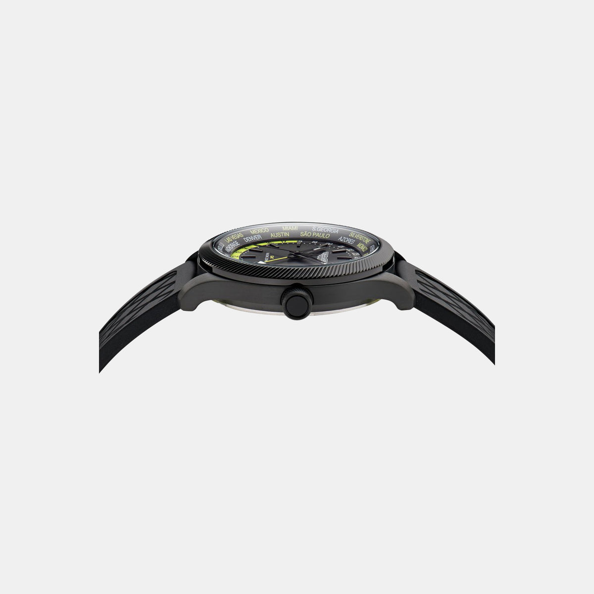Aml Icon Men Quartz Black Dial Analog Silicone Watch MTIZ1F5013E