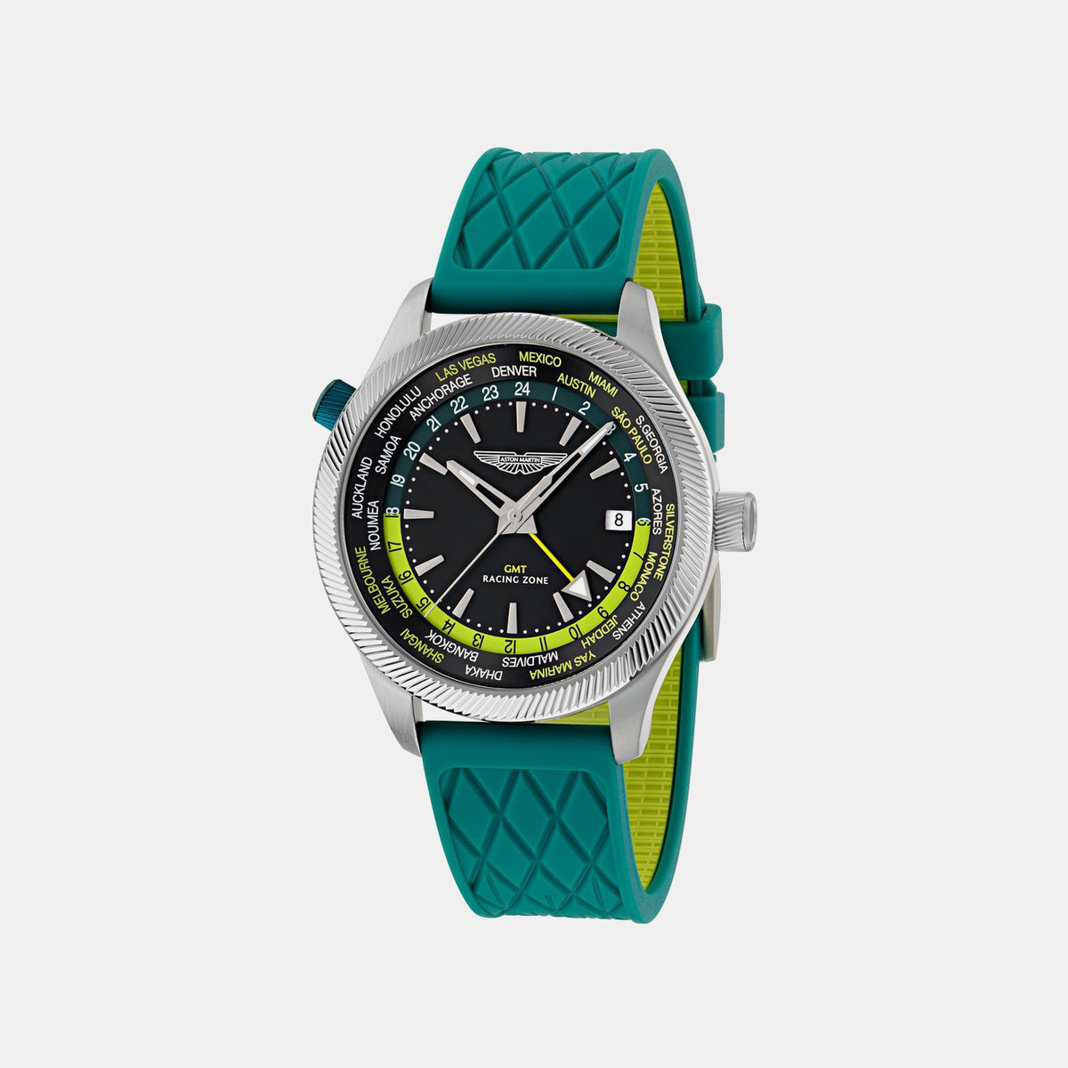 Aml Icon Men Quartz Black Dial Analog Silicone Watch MTIZ1F5033E