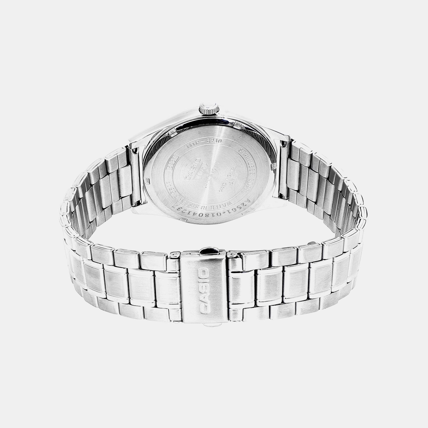 Men Quartz Black Dial Analog Stainless Steel Watch A2561