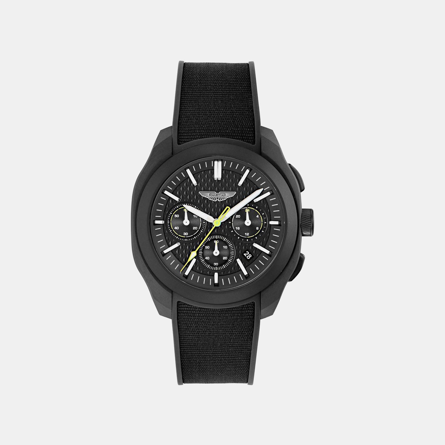 Men Quartz Black Dial Analog Silicone Watch MTRC1S6013E