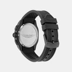 Men Quartz Black Dial Analog Silicone Watch MTRC1S6013E