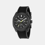 Men Quartz Black Dial Analog Silicone Watch MTRC1S6013E