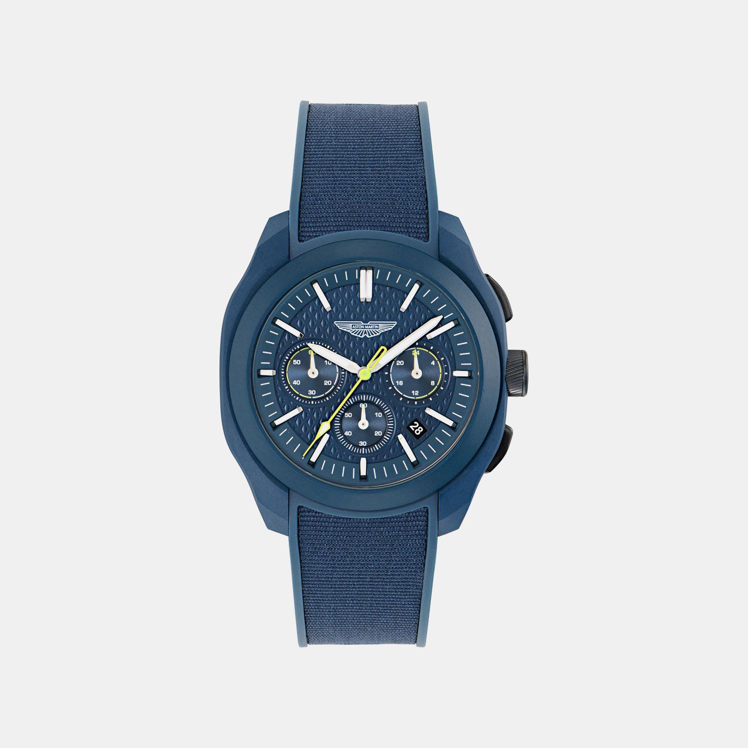 Men Quartz Blue Dial Analog Silicone Watch MTRC1S6063E