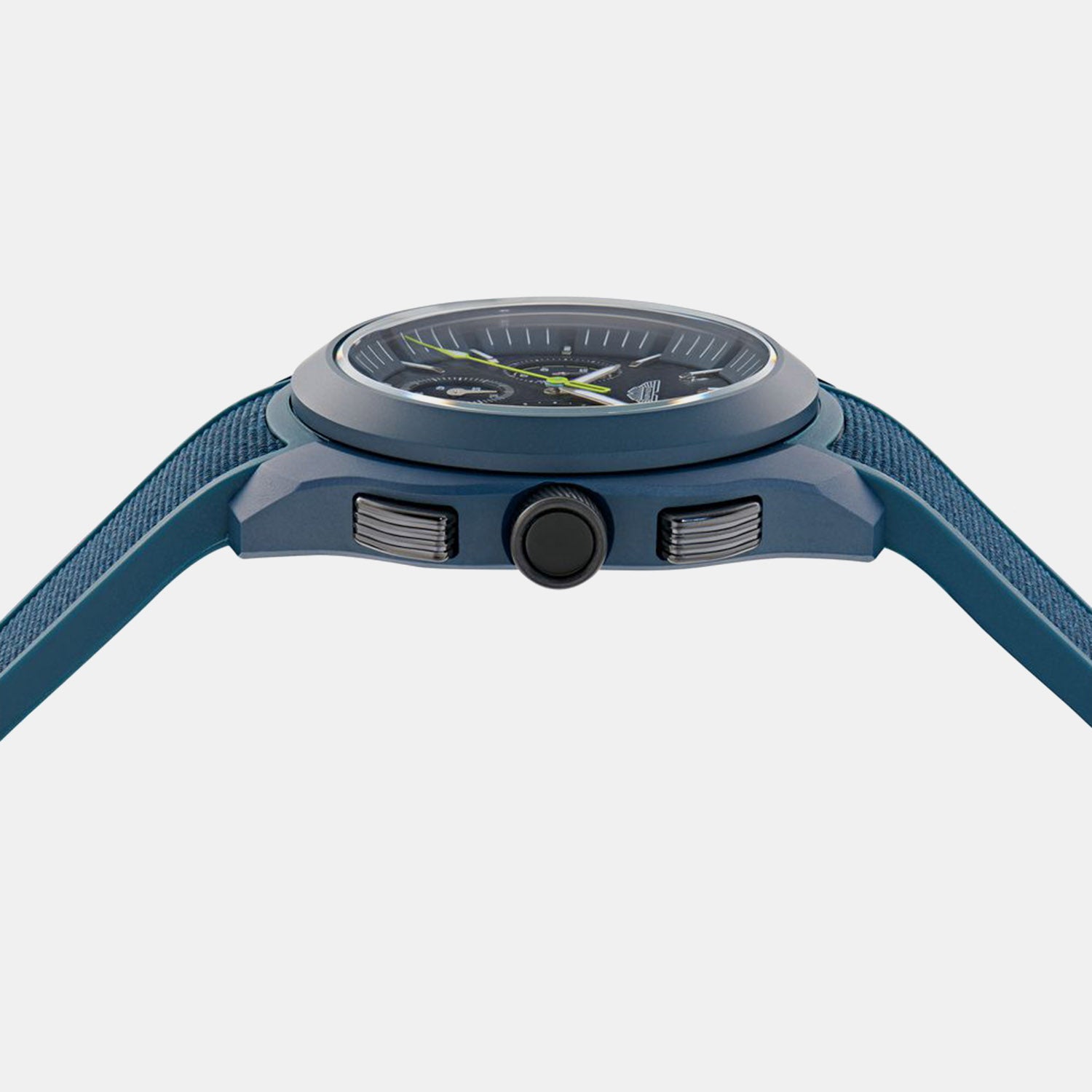 Men Quartz Blue Dial Analog Silicone Watch MTRC1S6063E
