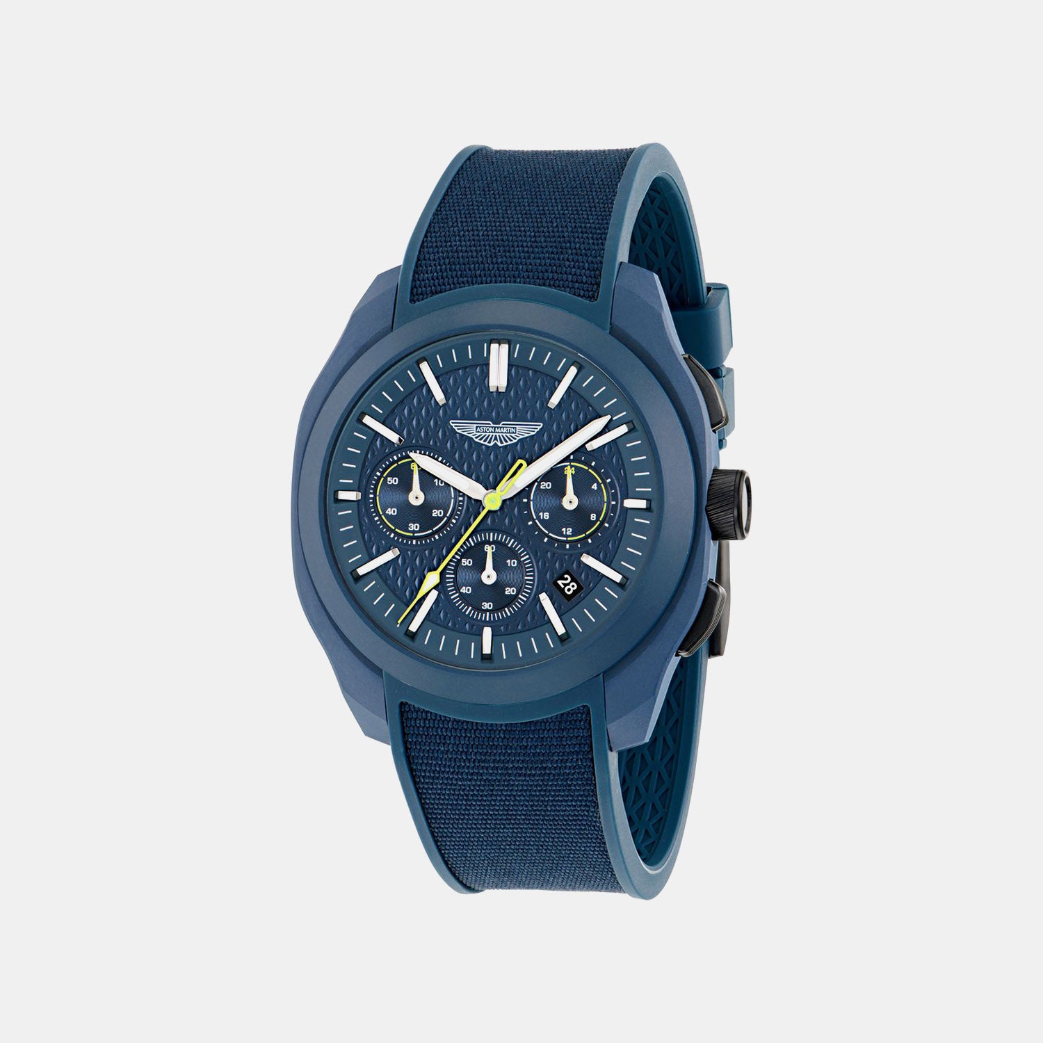 Men Quartz Blue Dial Analog Silicone Watch MTRC1S6063E