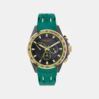 Aml Thrill Men Quartz Black Dial Chronograph Silicone Watch MTRH1F5013E