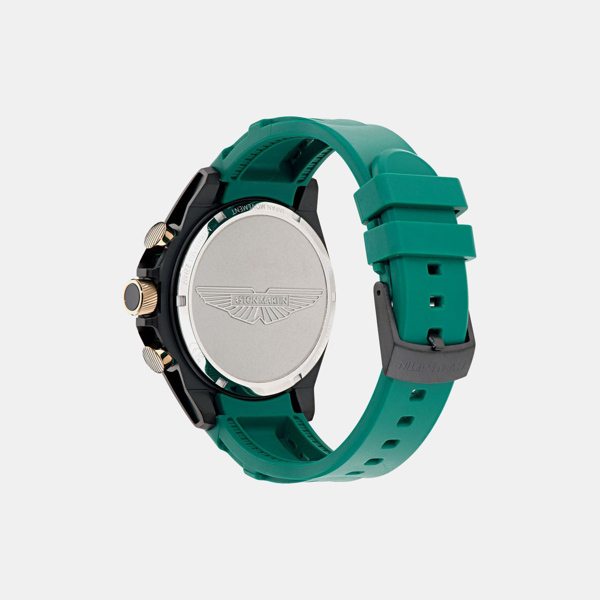 Aml Thrill Men Quartz Black Dial Chronograph Silicone Watch MTRH1F5013E