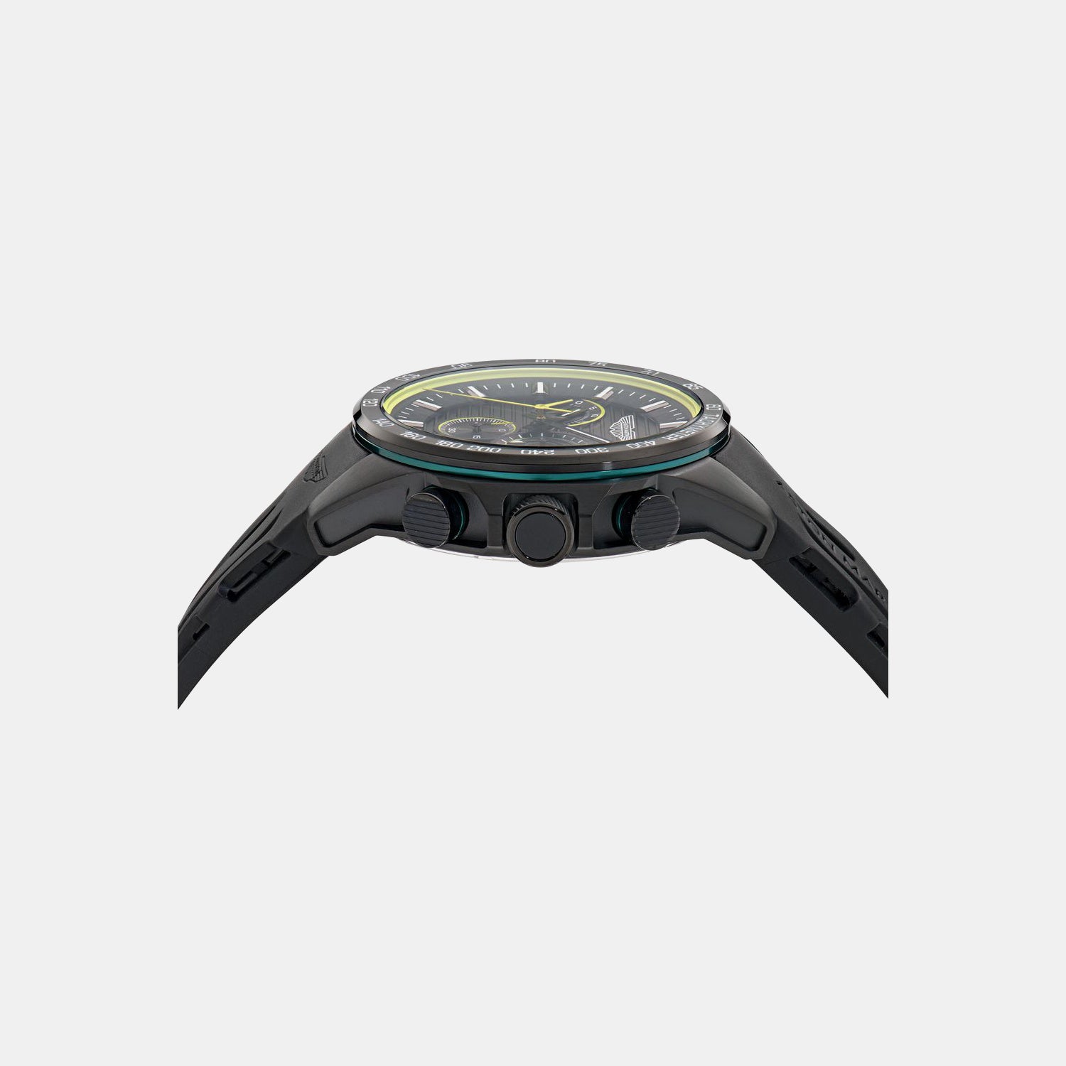 Aml Thrill Men Quartz Black Dial Chronograph Silicone Watch MTRH1F5033E