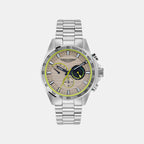 Aml Thrill Men Quartz Silver Dial Chronograph Stainless Steel Watch MTRH1F5043E