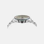 Thrill Men Quartz Silver Dial Chronograph Stainless Steel Watch MTRH1F5043E