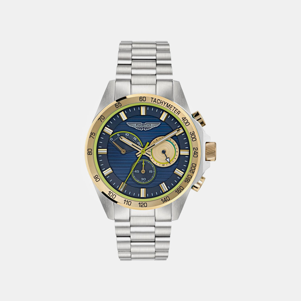 Aml Thrill Men Quartz Blue Dial Chronograph Stainless Steel Watch MTRH1F5053E