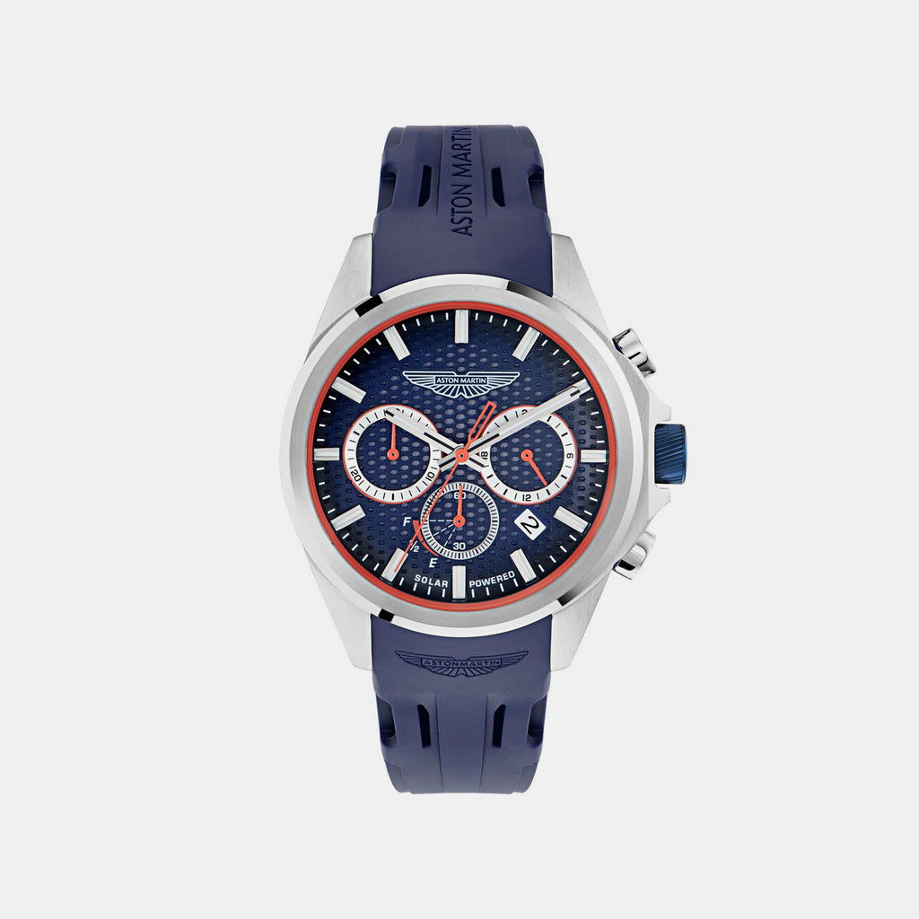 Aml Thrill Men Quartz Blue Dial Chronograph Silicone Watch MTRH2S6073E
